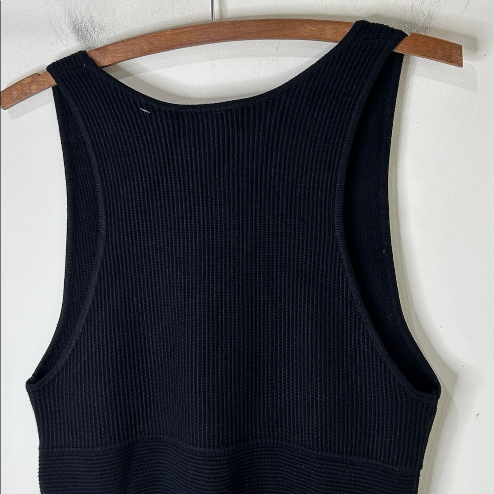 NWT House of Harlow 1960 Black Ribbed Knit Tank Dress Size XL - Picture 12 of 15